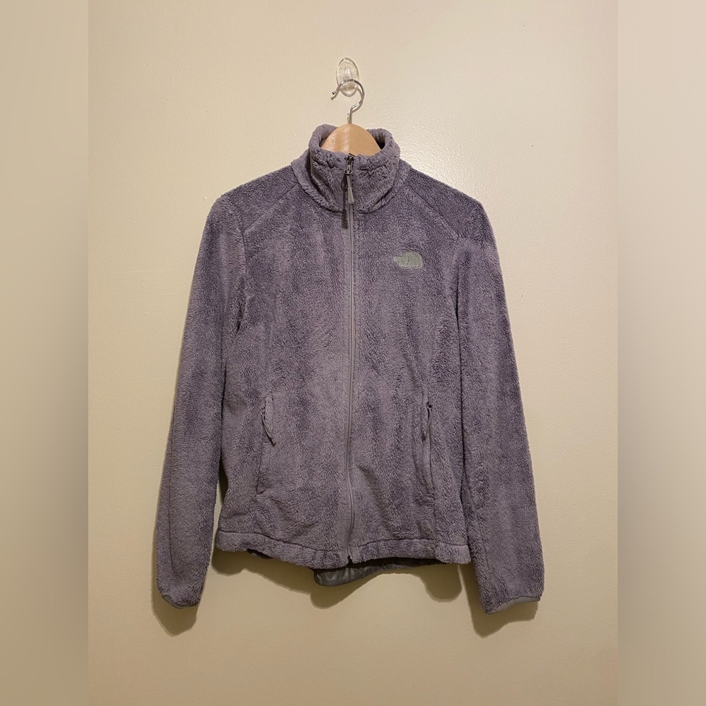 The North Face Gray Fleece Jacket. Size S